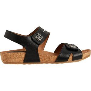 NEW Eurosoft by Sofft Gallatin Mini Wedge Sandals For Women in black 7253s2